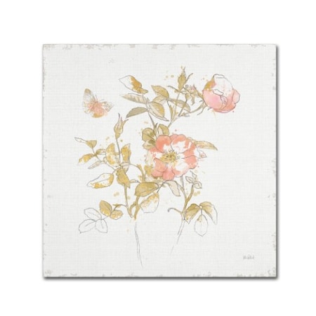 Katie Pertiet 'Watery Blooms V' Canvas Art,14x14